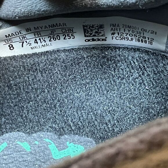 Adidas Ultra Boost Men Size 8 Shoes Gray White Comfort Running Sneakers F35284 - Picture 8 of 10